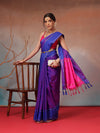Daily Wear Banarasi Art Silk Uppada Pattu Solid Arani Saree
