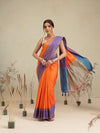 Daily Wear Banarasi Art Silk Uppada Pattu Solid Arani Saree
