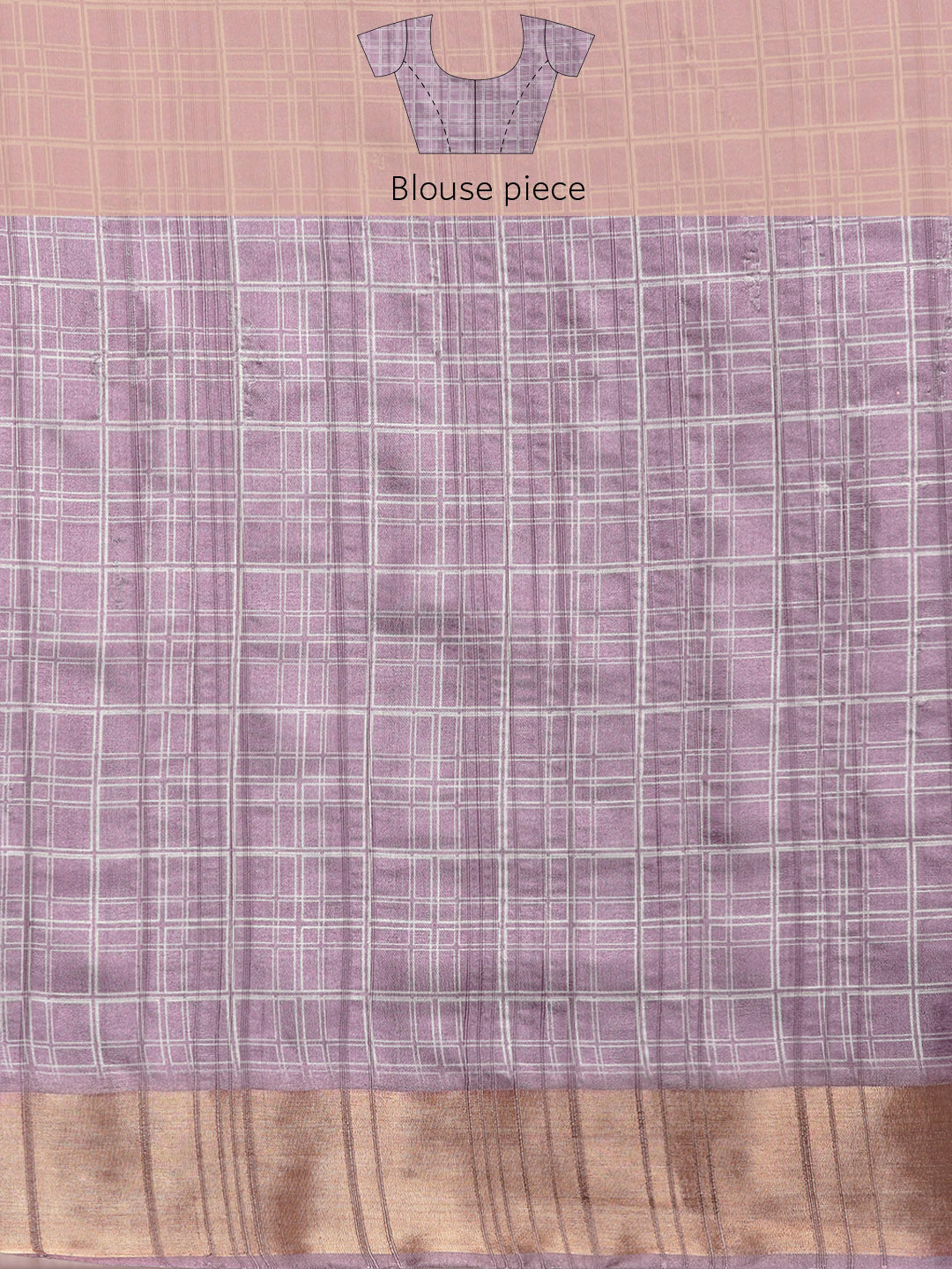 Floral Print Soft Silk Zari Woven Saree