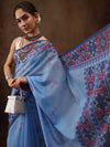 Floral Printed Cotton Blend Saree