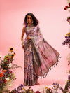 Digital Printed Banarasi Cotton Zari Woven Saree