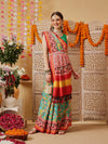 Kalamkari With Traditional Patola Printed Sarees
