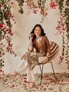 Women's Rayon Cotton Slub Regular Straight Printed Kurta