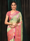 Banarasi Art Silk Digital Printed Kalamkari Saree
