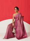 Digital Printed Tussar Silk Solid Checks Work Saree
