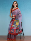 Cotton Zari Tissue Printed Saree