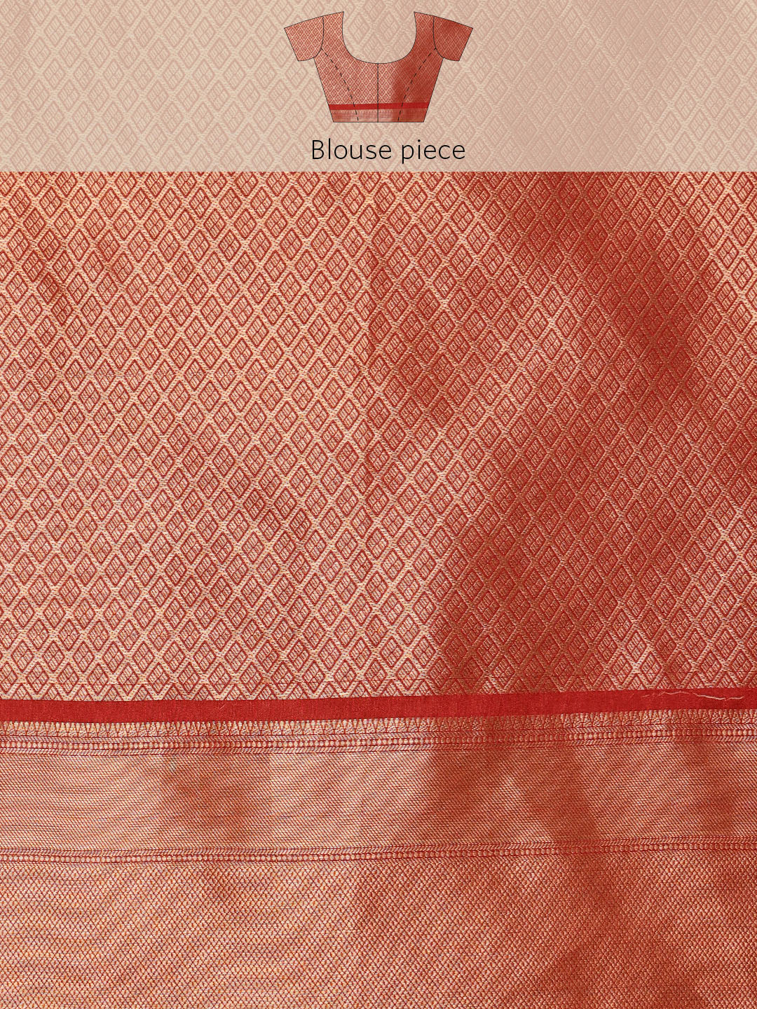 Kanjeevaram Pattu Zari Woven Border Digital Printed Saree