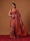 Soft Tusser Silk With Viscous Jacquard Border Patola Sarees