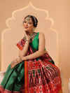 Festive Wear Gala Concept Patola Saree with Pallu & Tassels