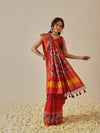 Festive Wear Gala Concept Patola Saree with Pallu & Tassels
