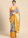 Women's Pichwai Muga Silk Digital Print Saree