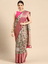 Women's Pichwai Muga Silk Digital Print Saree