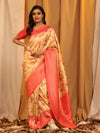 Kanchipuram Pattu Digital Print Silk Saree