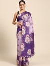 Women's Cotton Blend Floral Print Saree