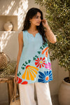 Women's Digital Printed Tunic Short Kurti for Casual Daily Wear and Office Use