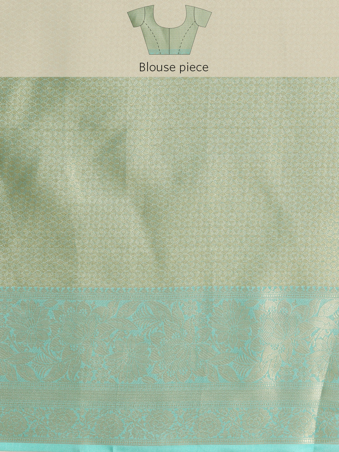 Tissue Silk Zari Woven Digital Printed Saree