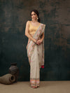 Kalamkari Cotton Blend Printed Saree