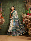 Women's Digital Printed Chanderi Saree