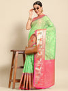 Women's Ethnic Motifs Art Silk Saree With Blouse Piece