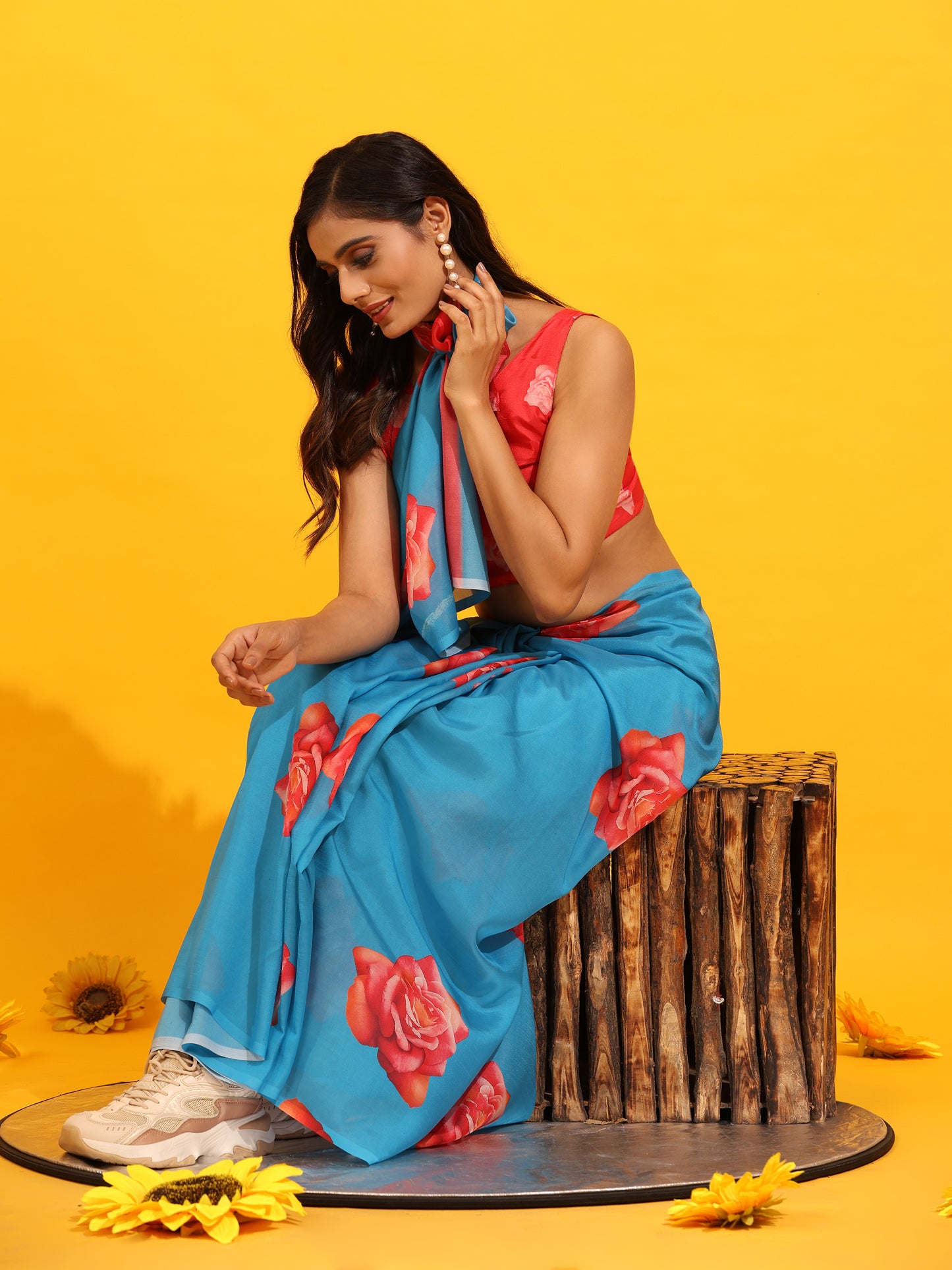 Soft Silk Bollywood Digital Print Saree