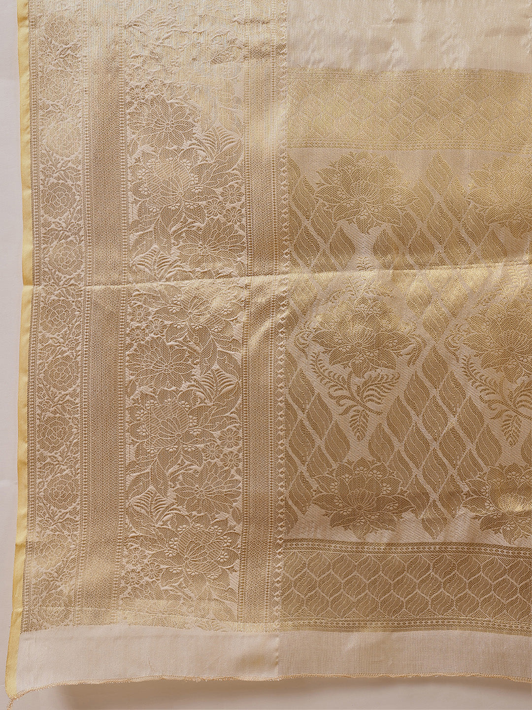 Onam Special Tissue Silk Solid Woven Saree