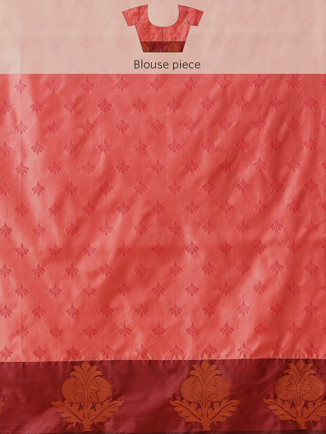 Banarasi Soft Silk Copper Zari Woven Saree