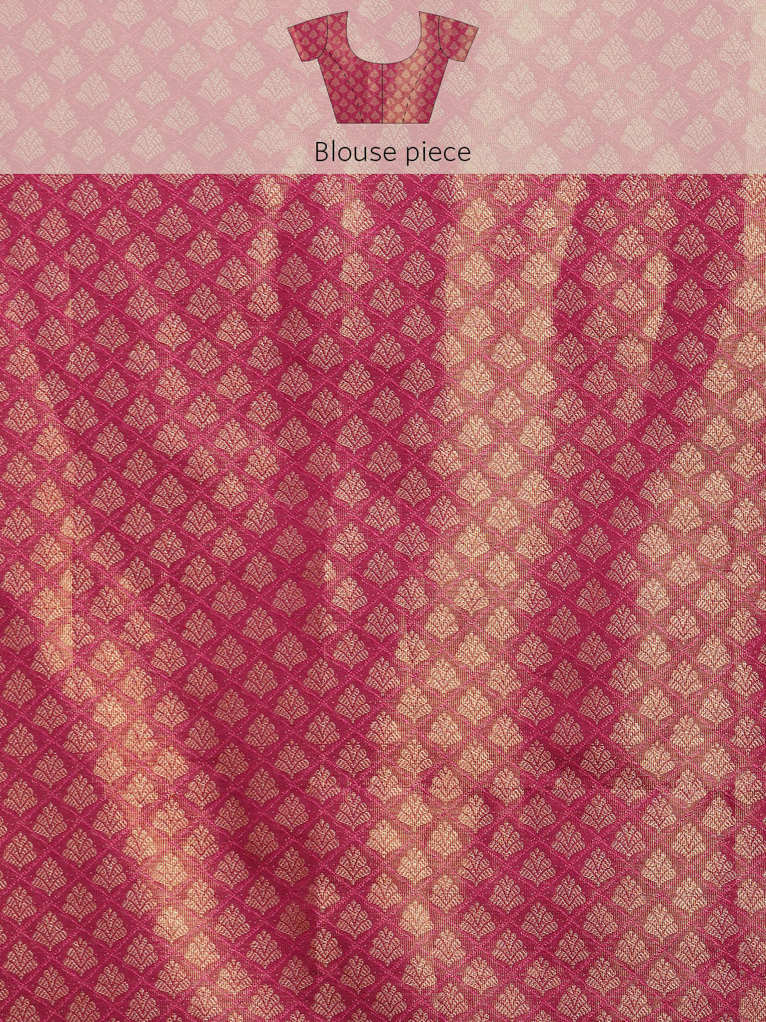 Ethnic Motifs Zari Woven Tissue Silk Saree