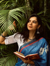 Women's Printed Muga Zari Tissue Silk Saree