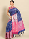 Ethnic Motifs Kanjeewaram Art Silk Saree