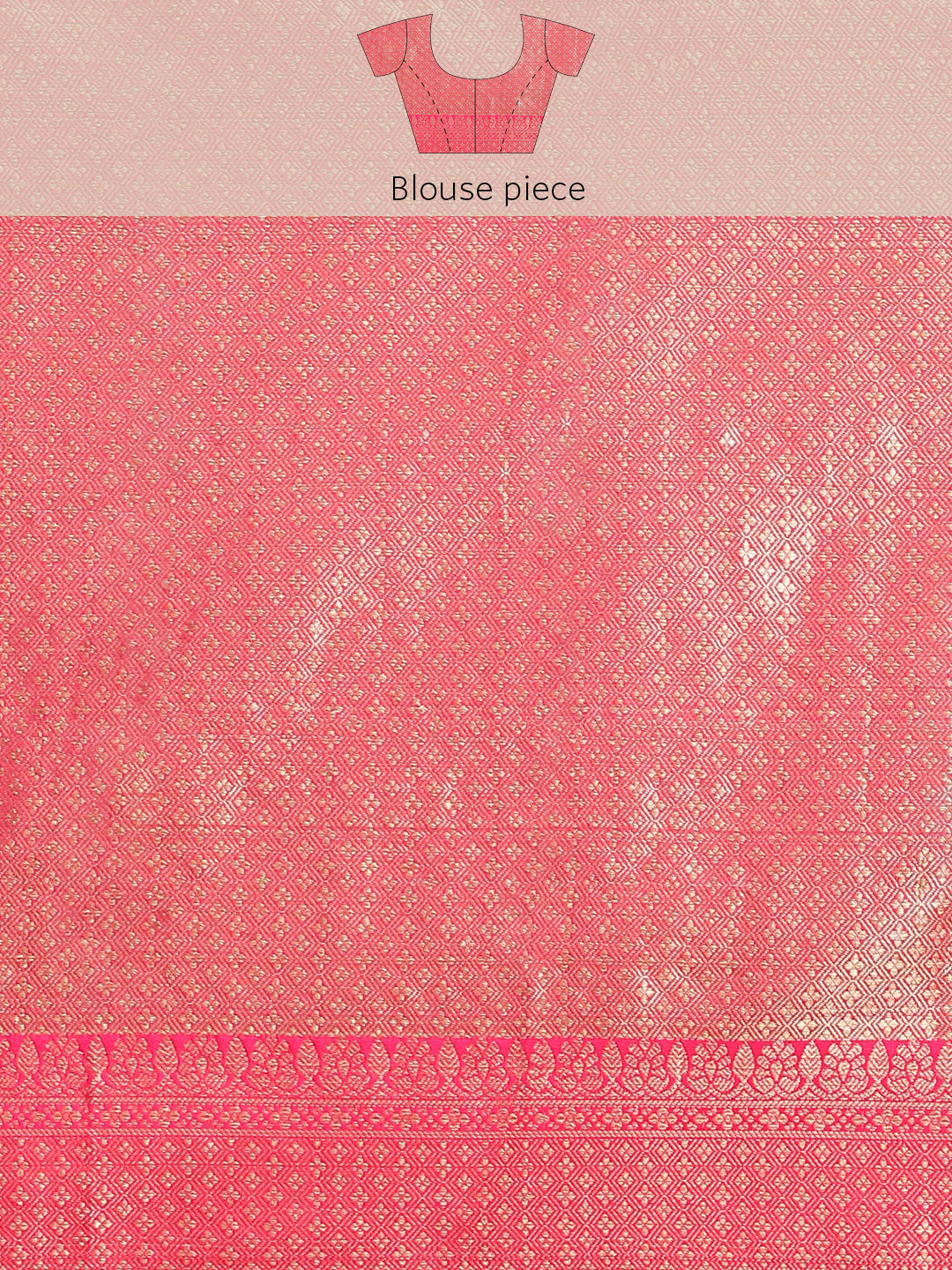 Ethnic Motifs Kanjeewaram Art Silk Saree