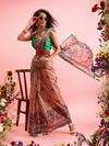 Madhubani Cotton Blend Digital Print Saree