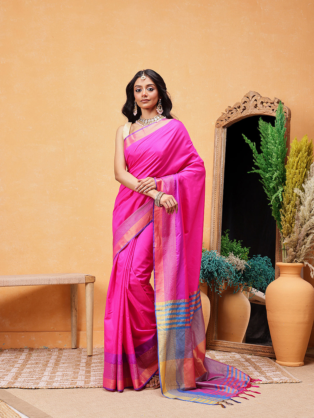 Pattu Art Silk Woven Ready To Wear Saree