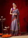 Women's Cotton Silk Floral Printed Ready to Wear Saree