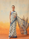 Kalamkari Printed Indigo Ready to Wear Saree