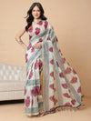 Digital Printed Chanderi Cotton Ready to Wear Saree