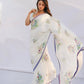 Bollywood Inspired Floral Digital Print Satin Saree