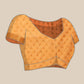 Women's Cotton Blend  Jamdani Saree with Unstitched Blouse Piece