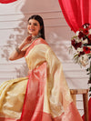 Women's Kanjiwaram Silk Woven Saree