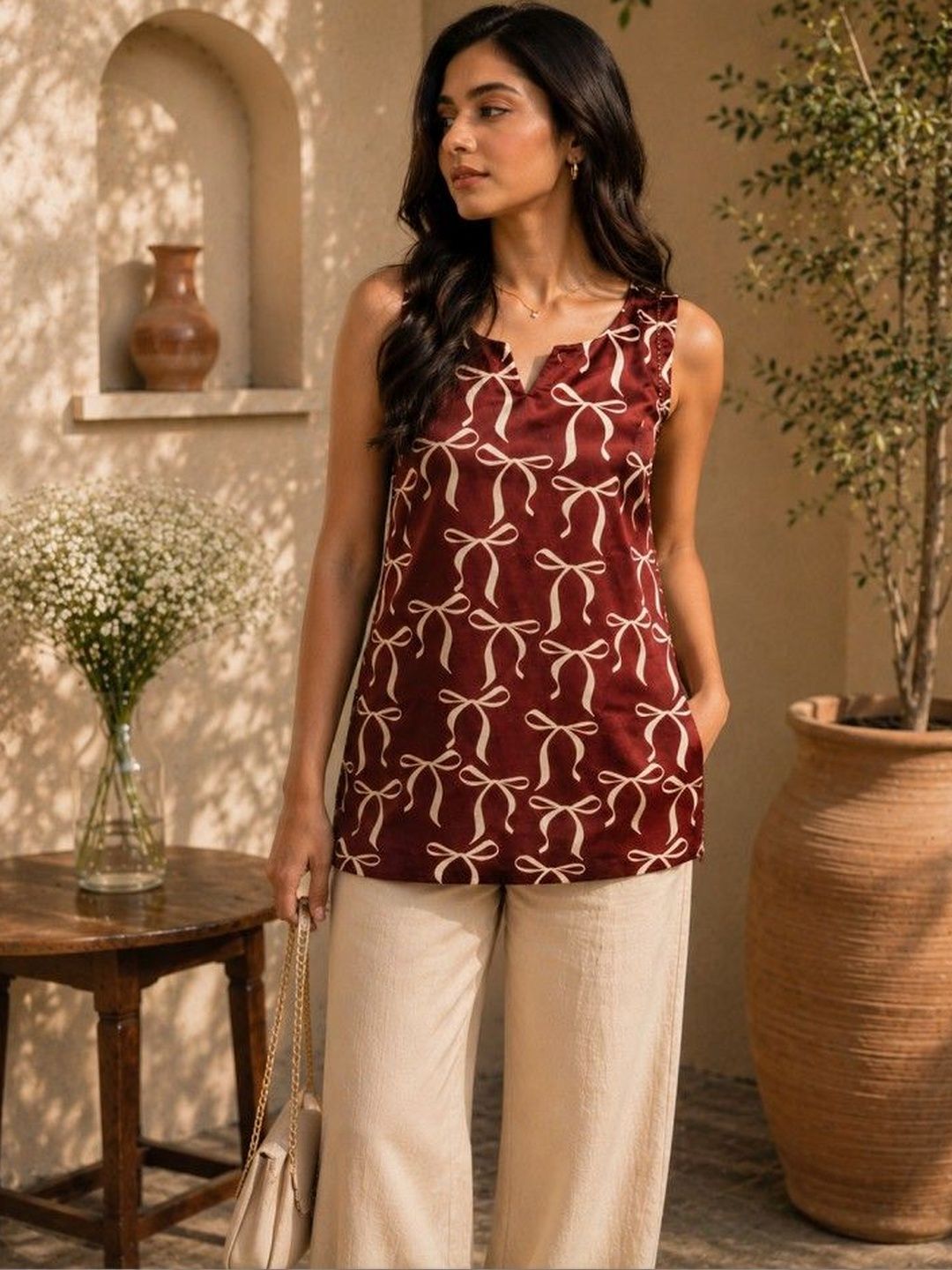 Women's Digital Printed Tunic Short Kurti for Casual Daily Wear and Office Use