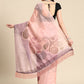 Soft Silk Digital Printed Saree With Fringe Tassels