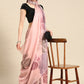 Soft Silk Digital Printed Saree With Fringe Tassels