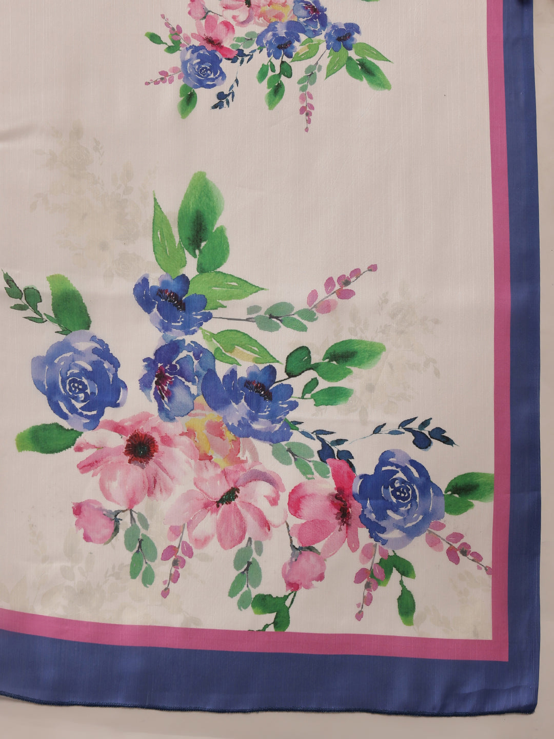 Bollywood Inspired Floral Digital Print Satin Saree