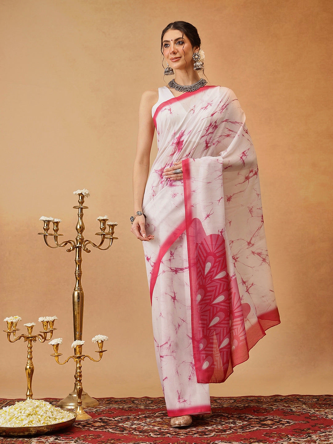 Printed Soft Malmal Cotton Saree