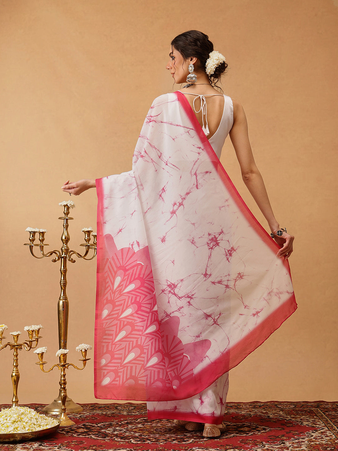 Printed Soft Malmal Cotton Saree