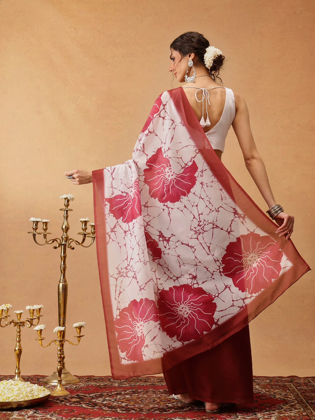 Printed Soft Malmal Cotton Saree