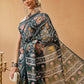 Ikat Patola Printed Soft Malmal Cotton Saree