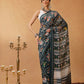 Ikat Patola Printed Soft Malmal Cotton Saree