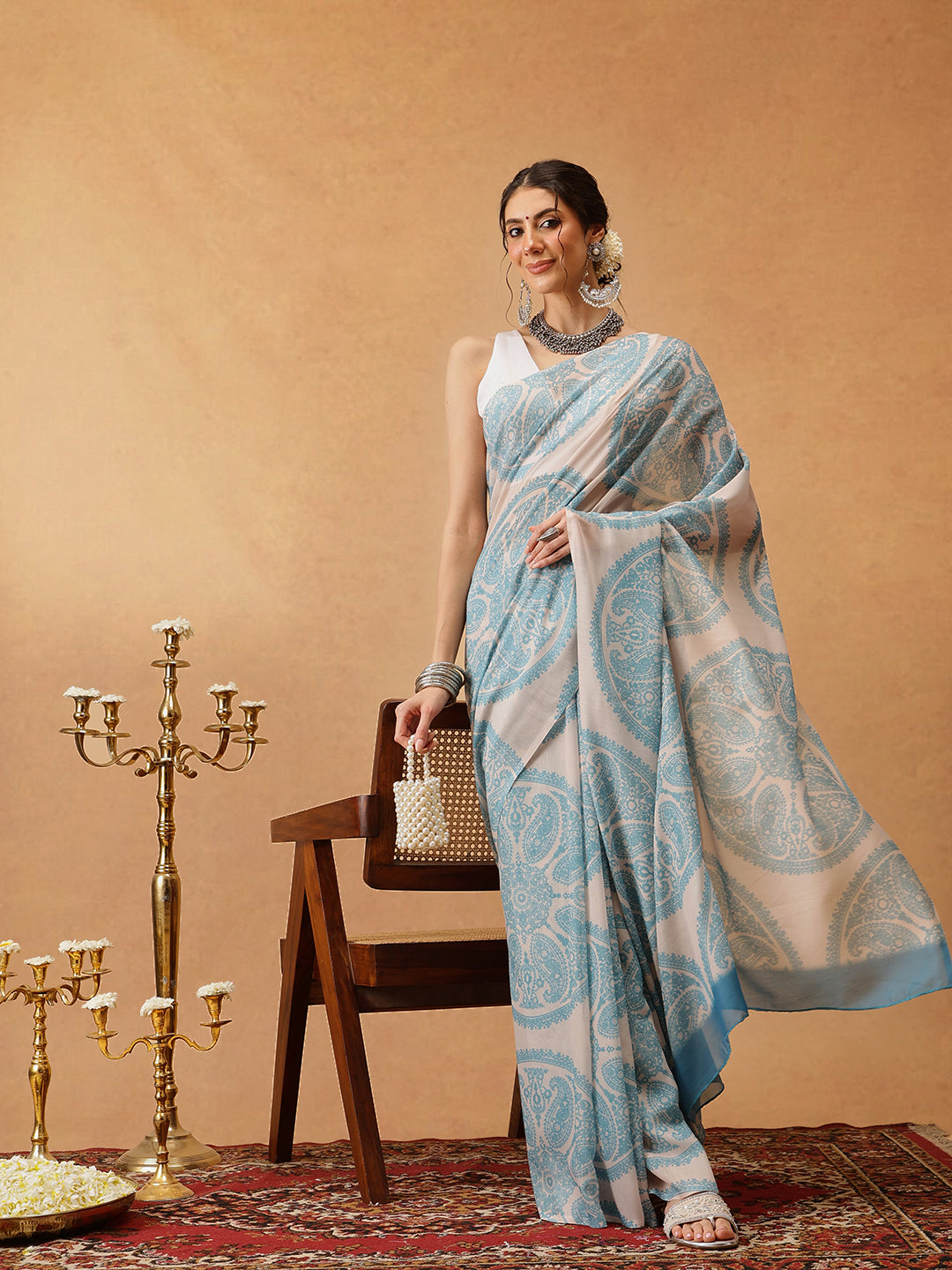 Printed Soft Malmal Cotton Saree