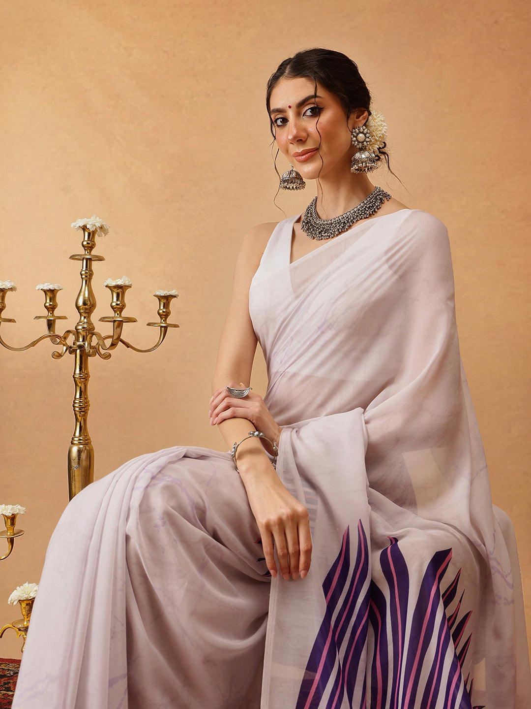 Printed Soft Malmal Cotton Saree