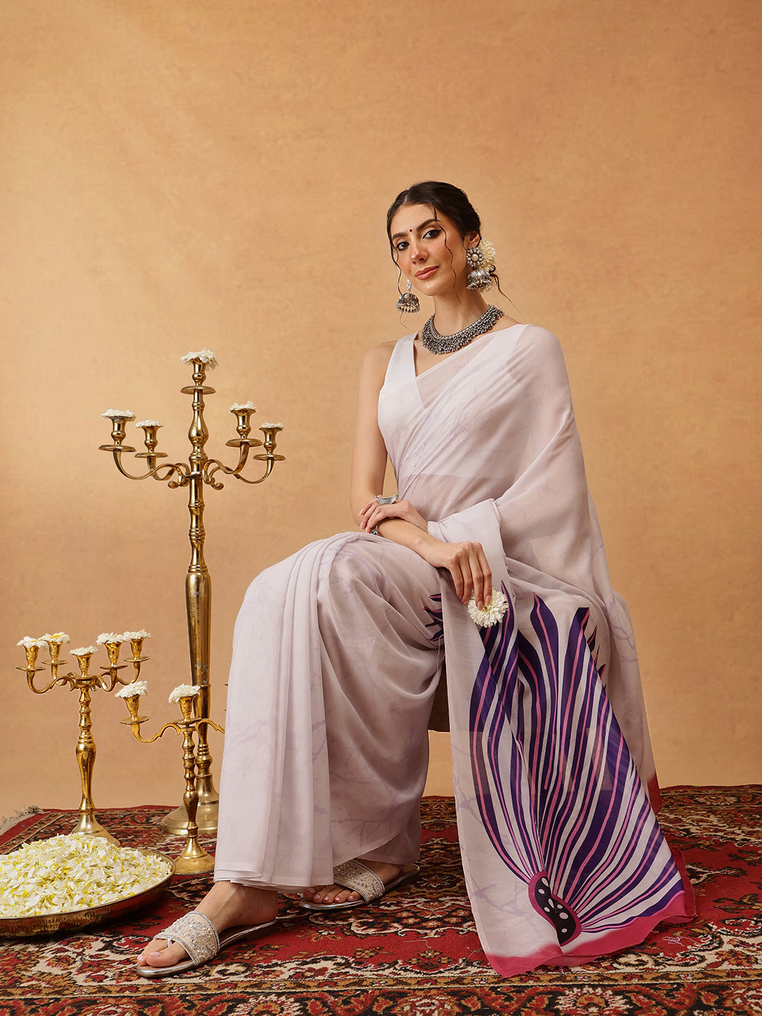 Printed Soft Malmal Cotton Saree